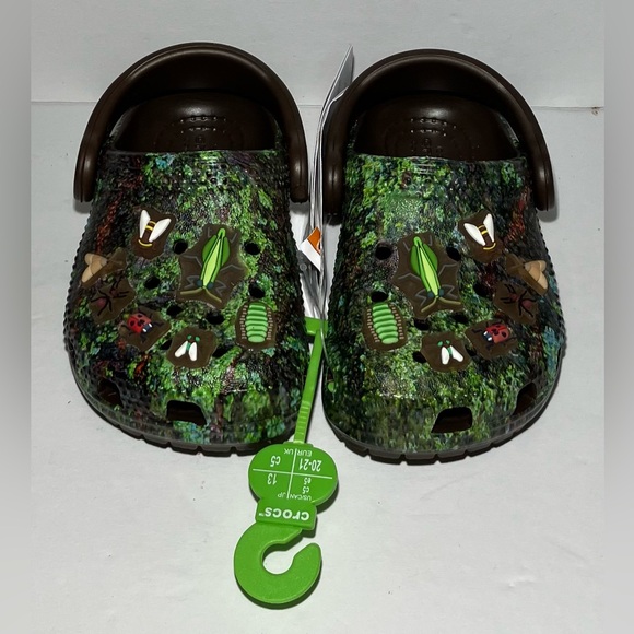 Crocs With Outdoor Bugs Clogs Inspired Moss Toddler C 5 *Brand New* - Picture 7 of 11